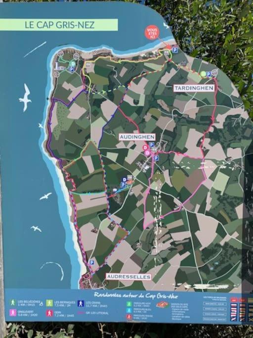 Maison Village, 10 Pers, Proche De La Plage Audinghen Esterno foto